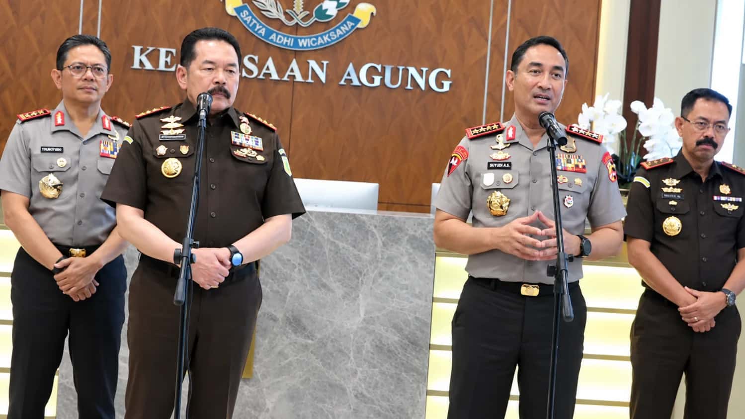 Kapolri Suyudi Janji Perkuat Pengamanan Kejaksaan
