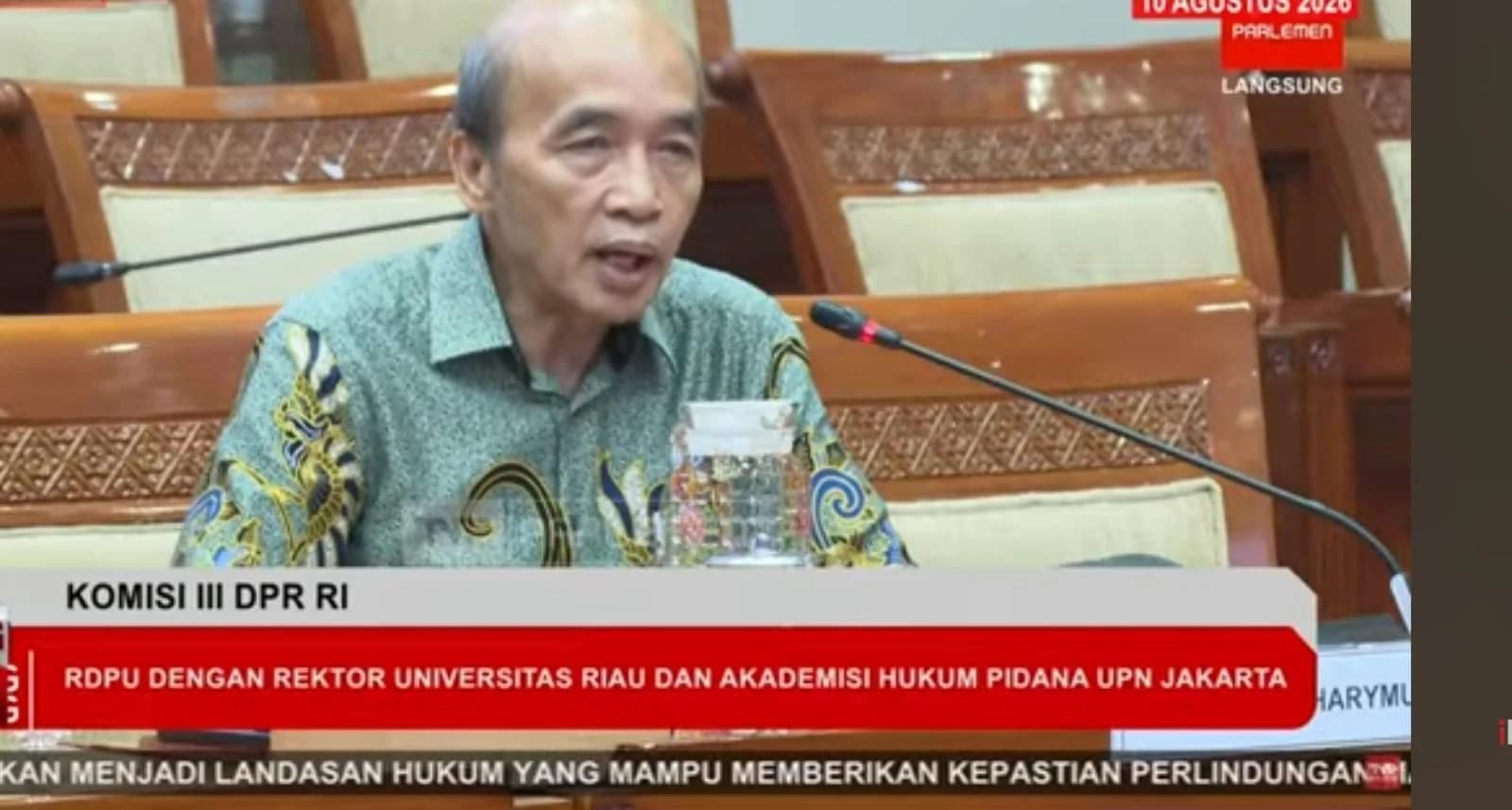 Pakar kebijakan publik Bambang Harymurti