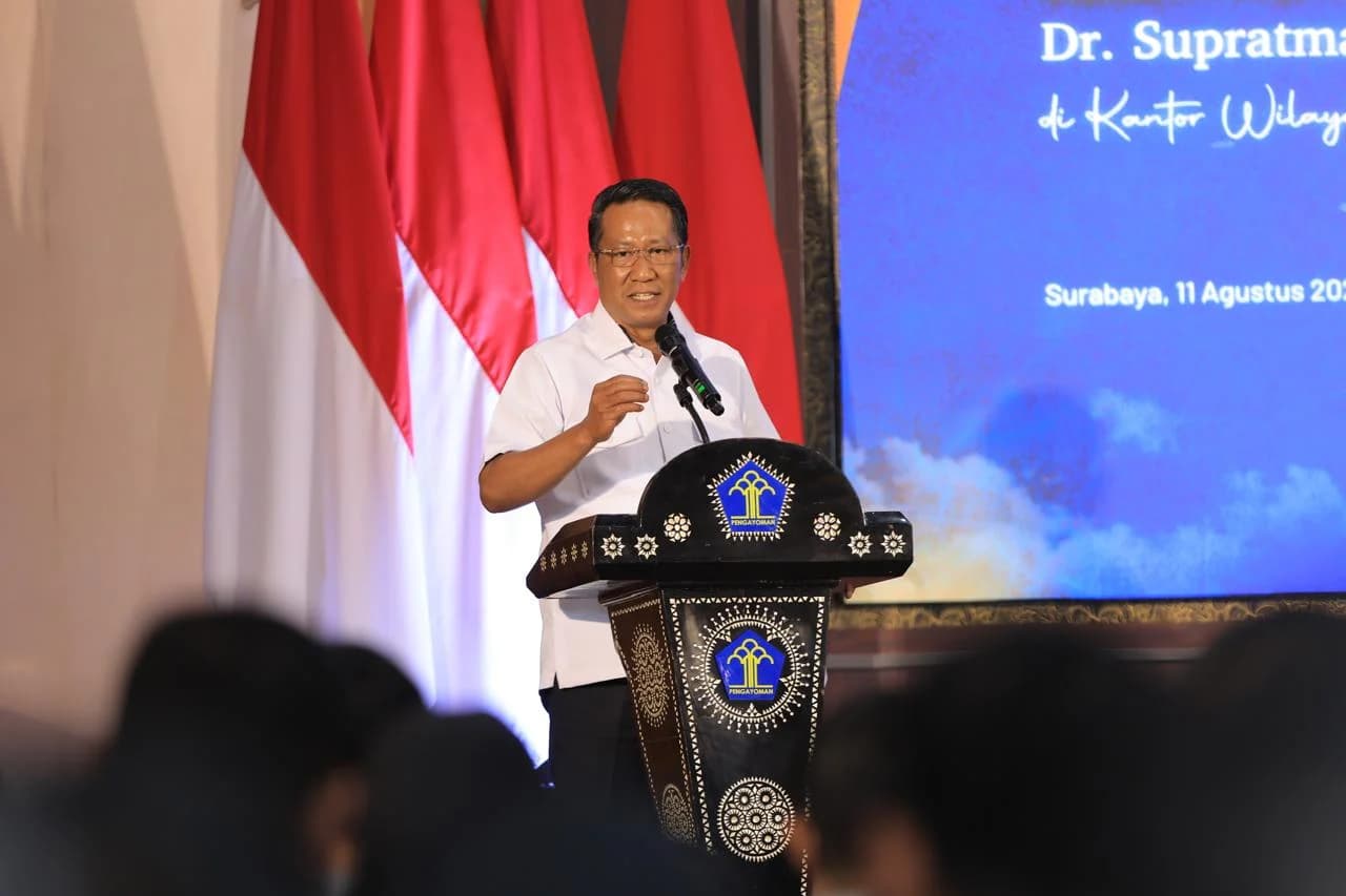 Uji Coba E-Voting di Kanwil Jatim, Menkum: Membangun Kepemimpinan Transparan