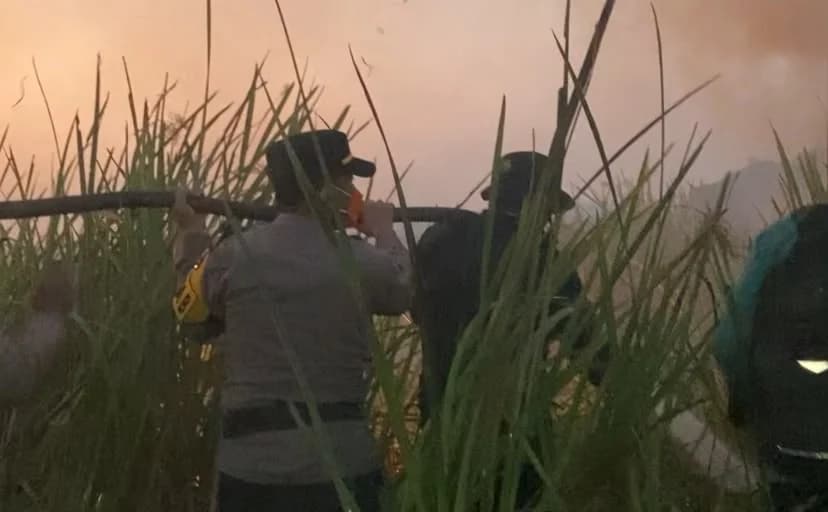 200 Personel Gabungan Masih Siaga Usai Karhutla Way Kambas Padam