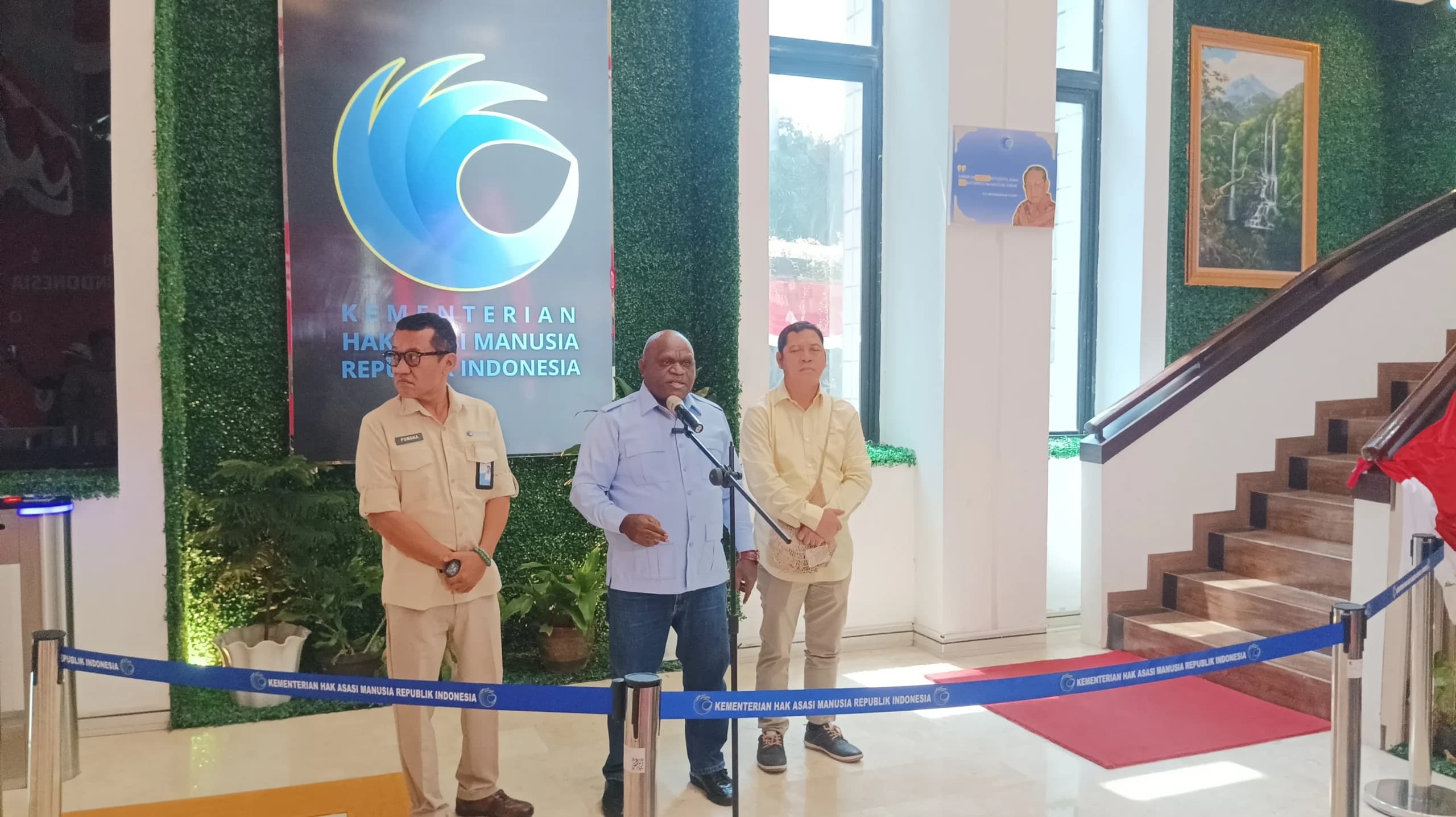 Menteri HAM Pigai: Ada Lembaga Survei Pesanan untuk Nilai Buruk Kinerja Saya