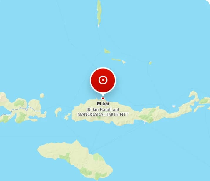 Gempa M 5,2 Guncang Ruteng NTT, BMKG: Tak Berpotensi Tsunami