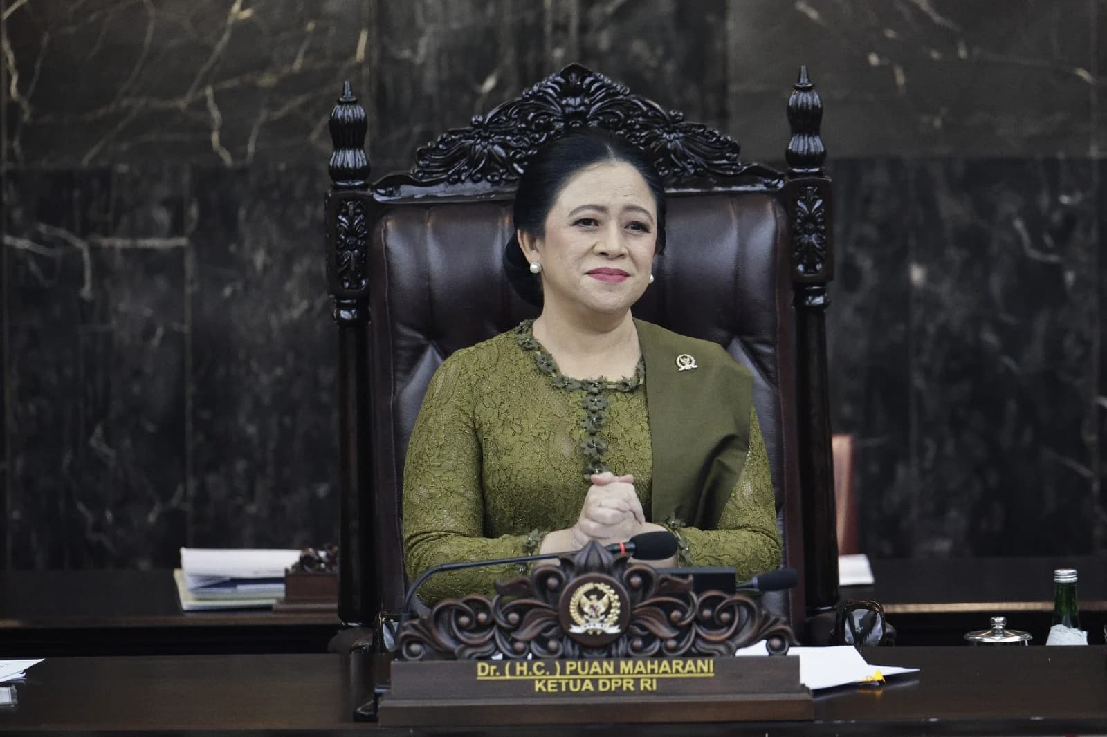 Ketua DPR RI, Puan Maharani di Gedung DPR/MPR RI