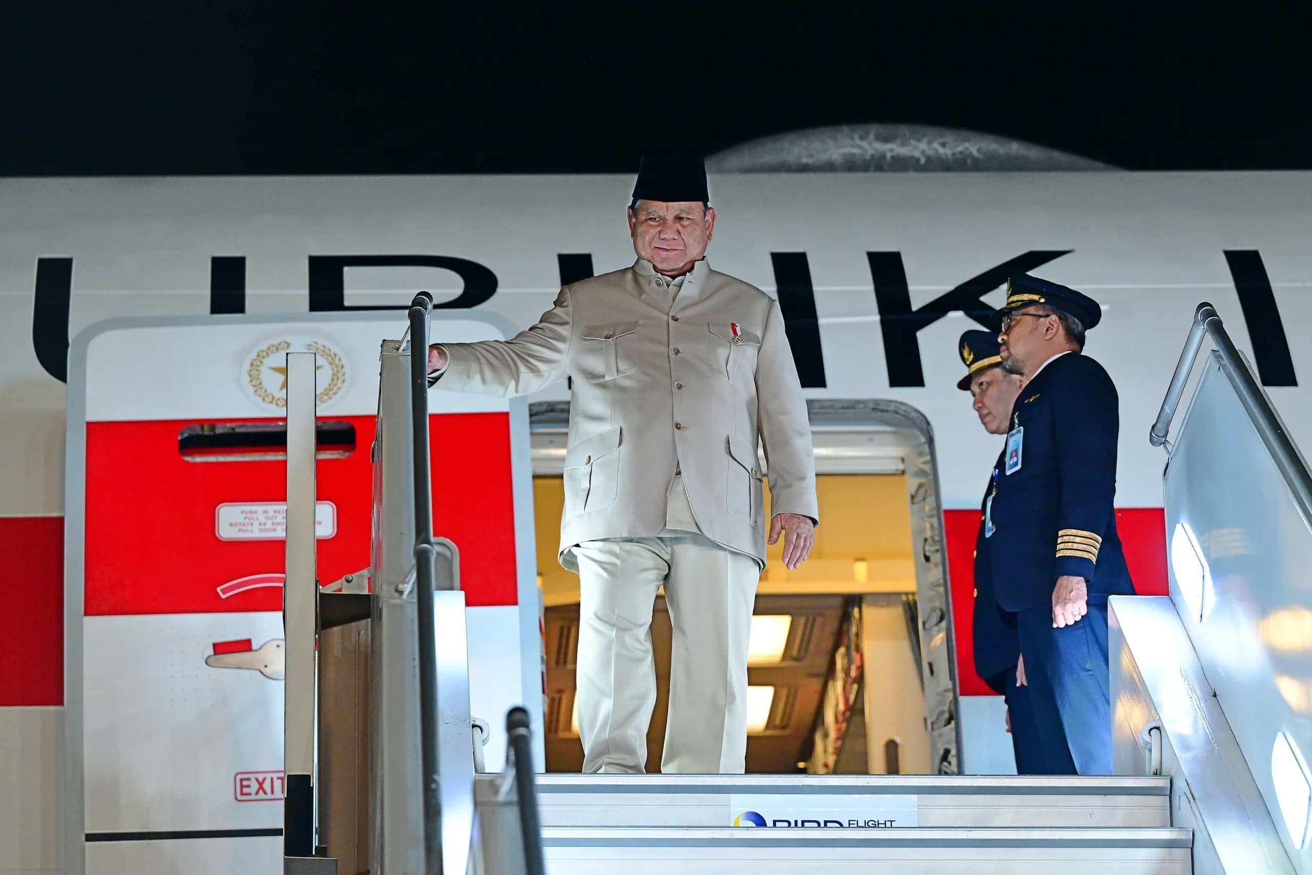 Prabowo Tiba di India Hadiri KTT ke-18 BRICS