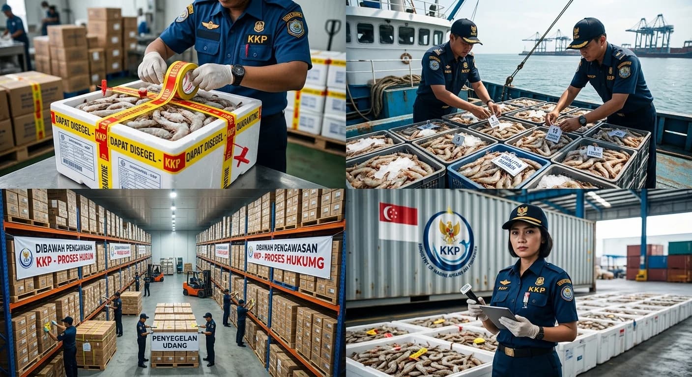 1.048 Ton Udang Disita KKP, Pakar Hukum Ingatkan Pengawasan Dilakukan Transparan