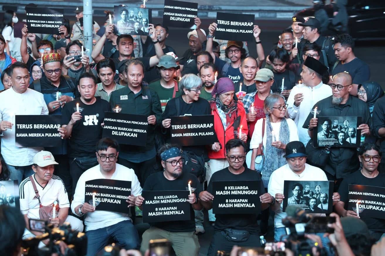 Polisi: 3 Barang Temuan di Perairan Selat Sunda Bukan Milik Kapal 5 Jurnalis Hilang Kontak