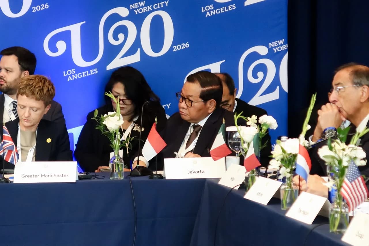 Hadiri Forum Urban 20 di New York, Pramono Paparkan Pertumbuhan Ekonomi Jakarta