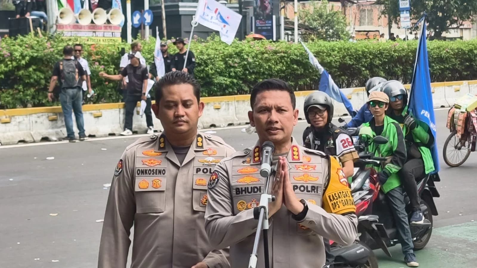 Aksi Buruh Berlangsung Tertib, Polisi Minta Maaf soal Gangguan Lalu Lintas