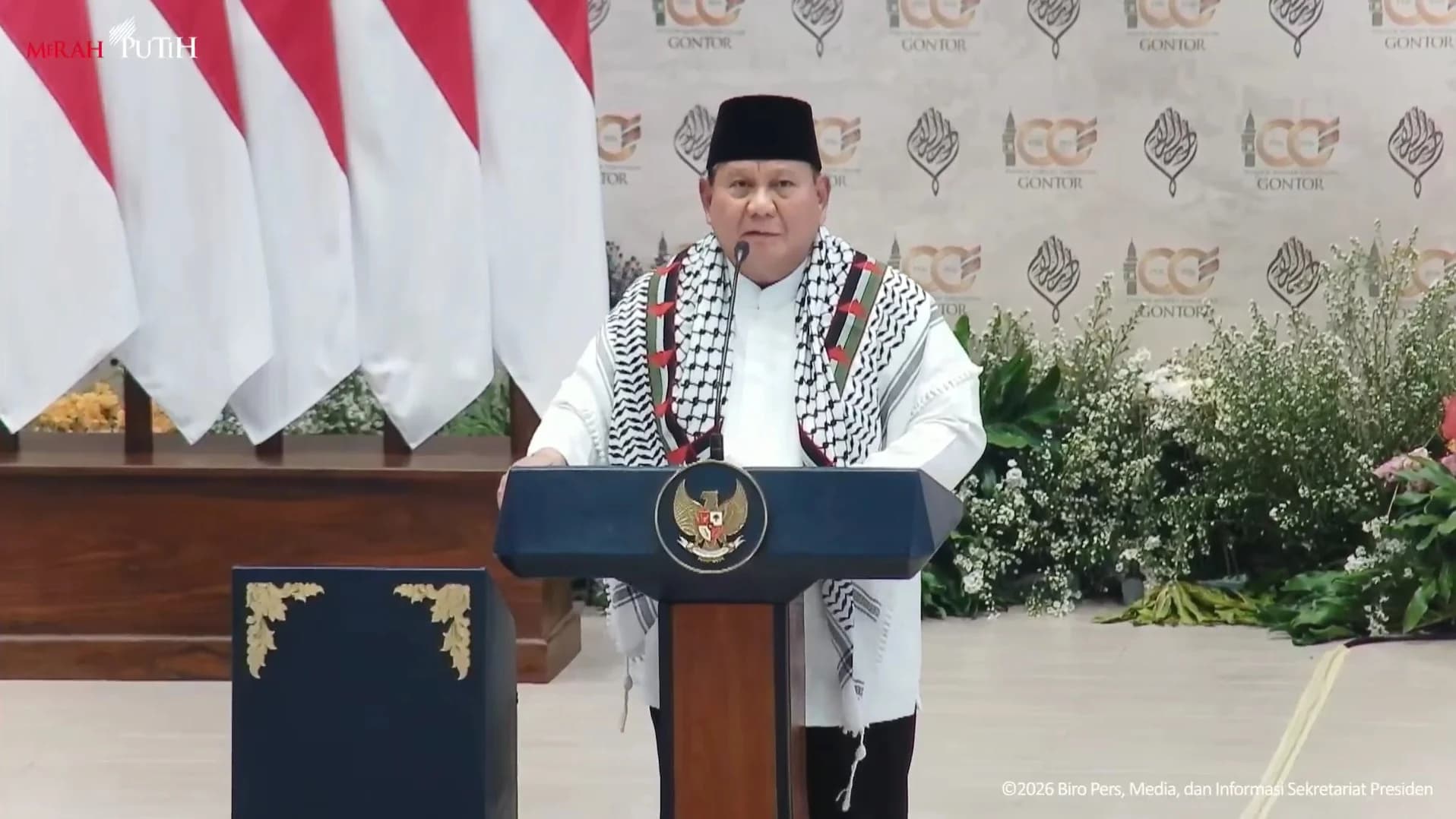 Prabowo Singgung Antek-Antek Asing di Depan Santri Gontor: Mereka Bisa Bayar Buzzer