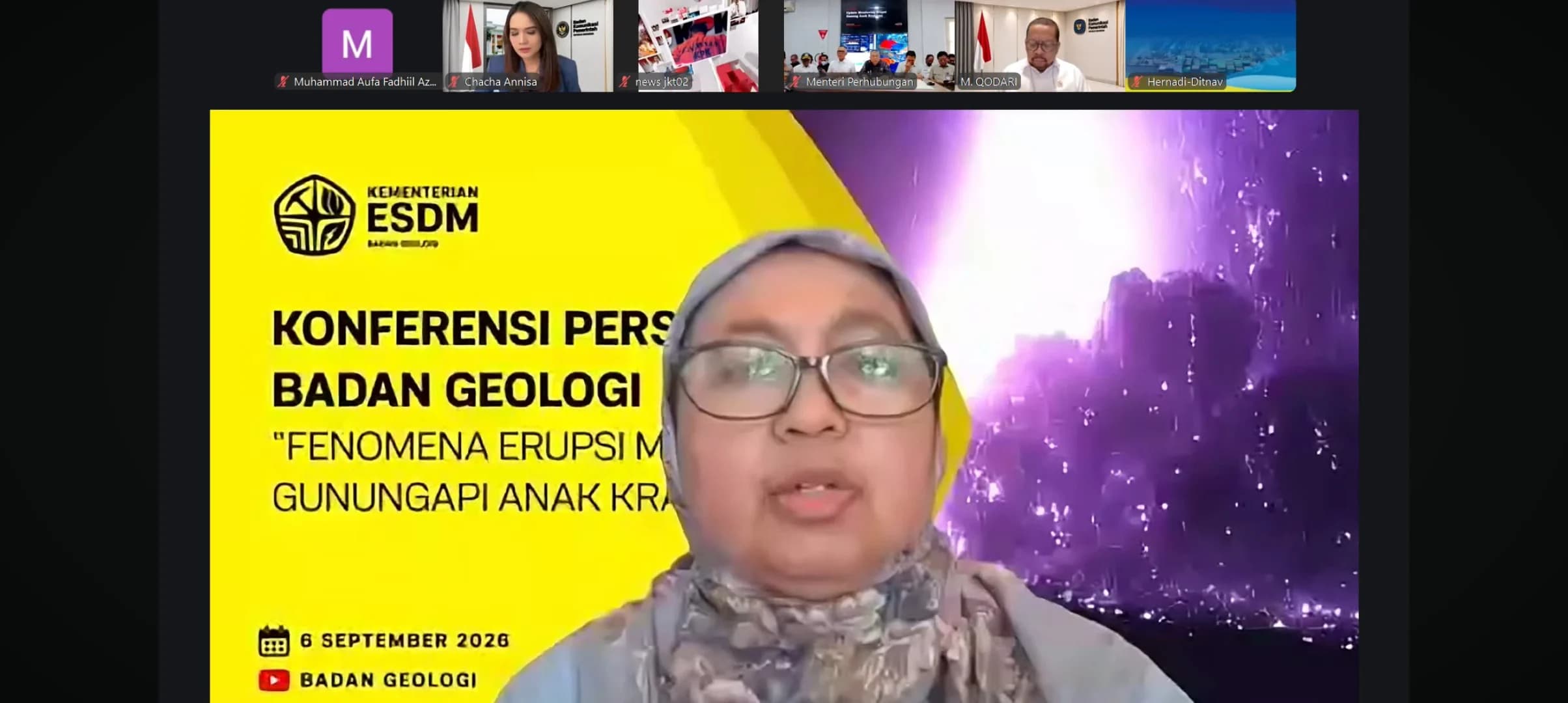Abu Vulkanik Anak Krakatau Menyebar ke 5 Provinsi, Berikut Daftarnya
