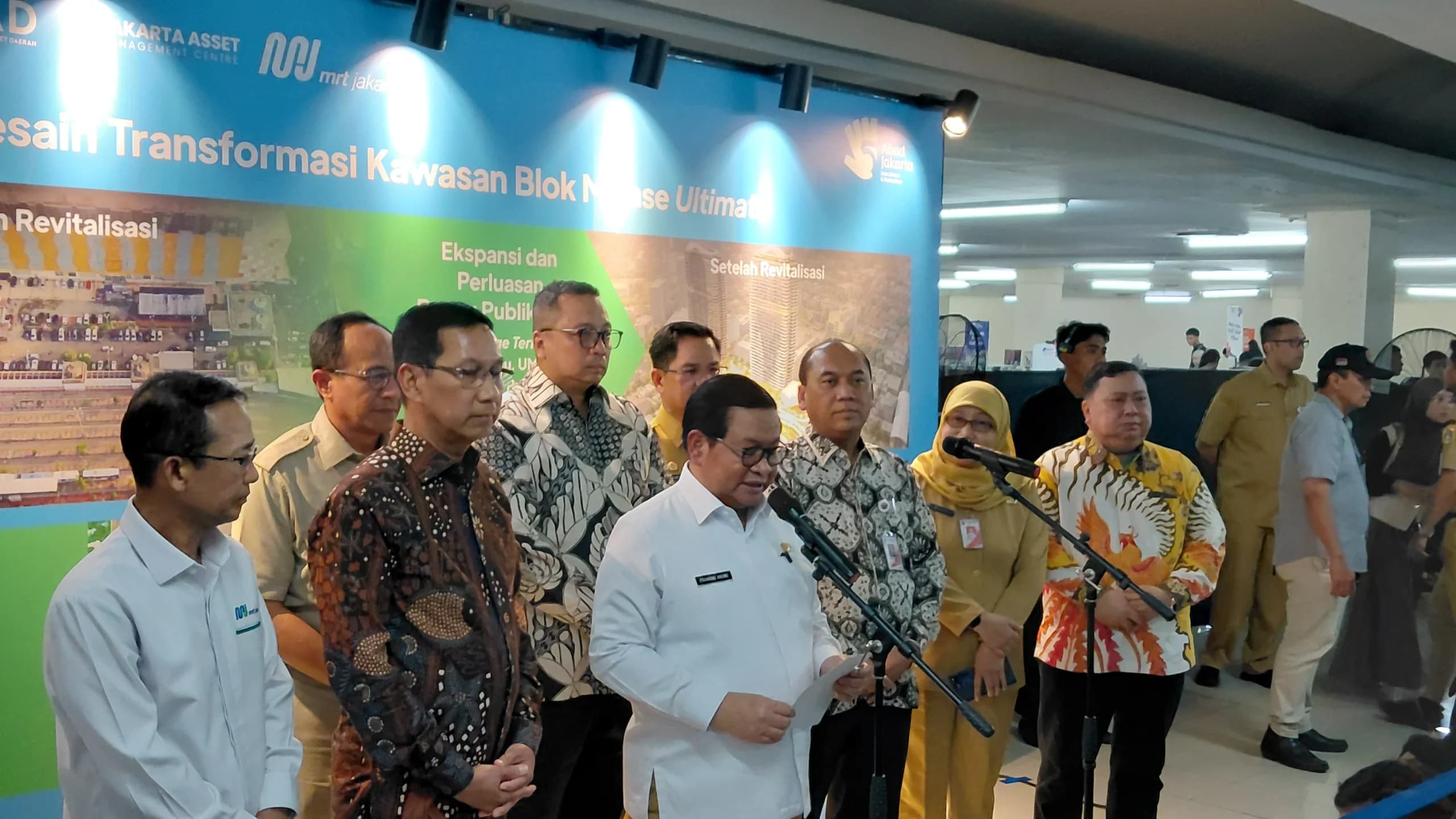 Pramono Sebut Transformasi Blok M  Fase Ultimate Diperluas hingga 5 Kali Lipat