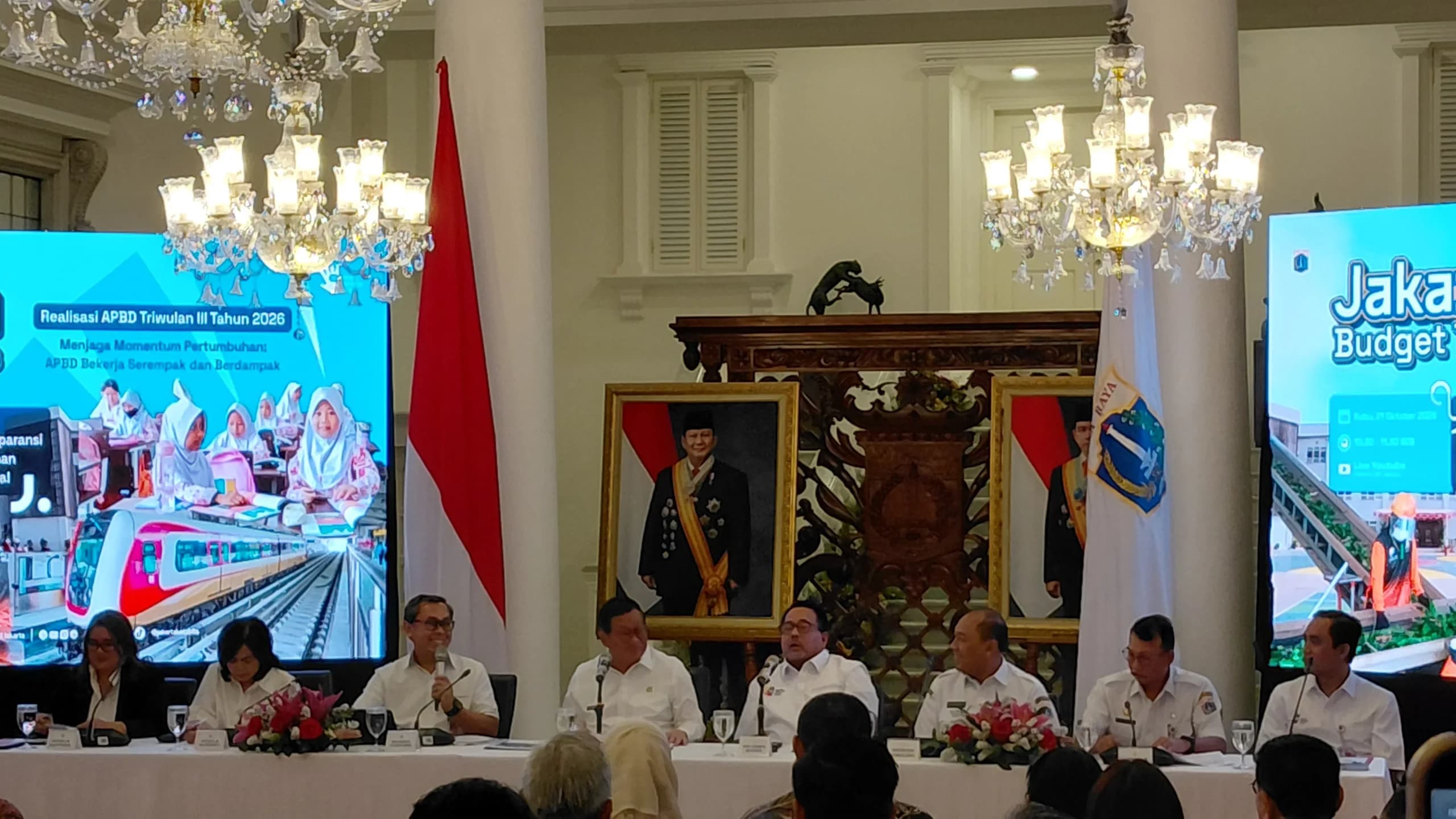 Pramono Sebut Pendapatan APBD DKI Baru Rp44,98 Triliun dari Target Rp71,45 Triliun
