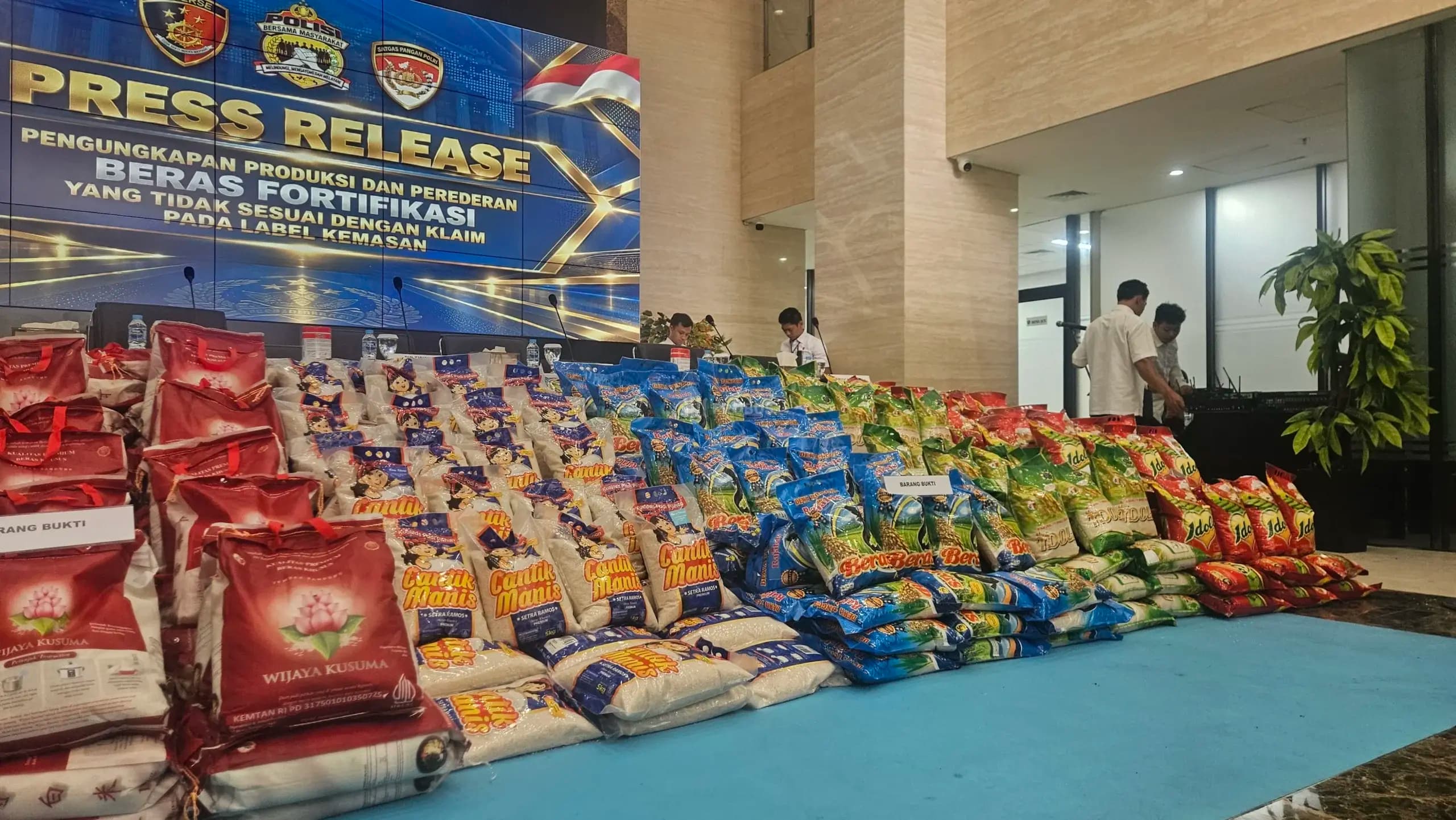 Bareskrim Polri Belum Tetapkan Tersangka Kasus Beras Fortifikasi Bodong