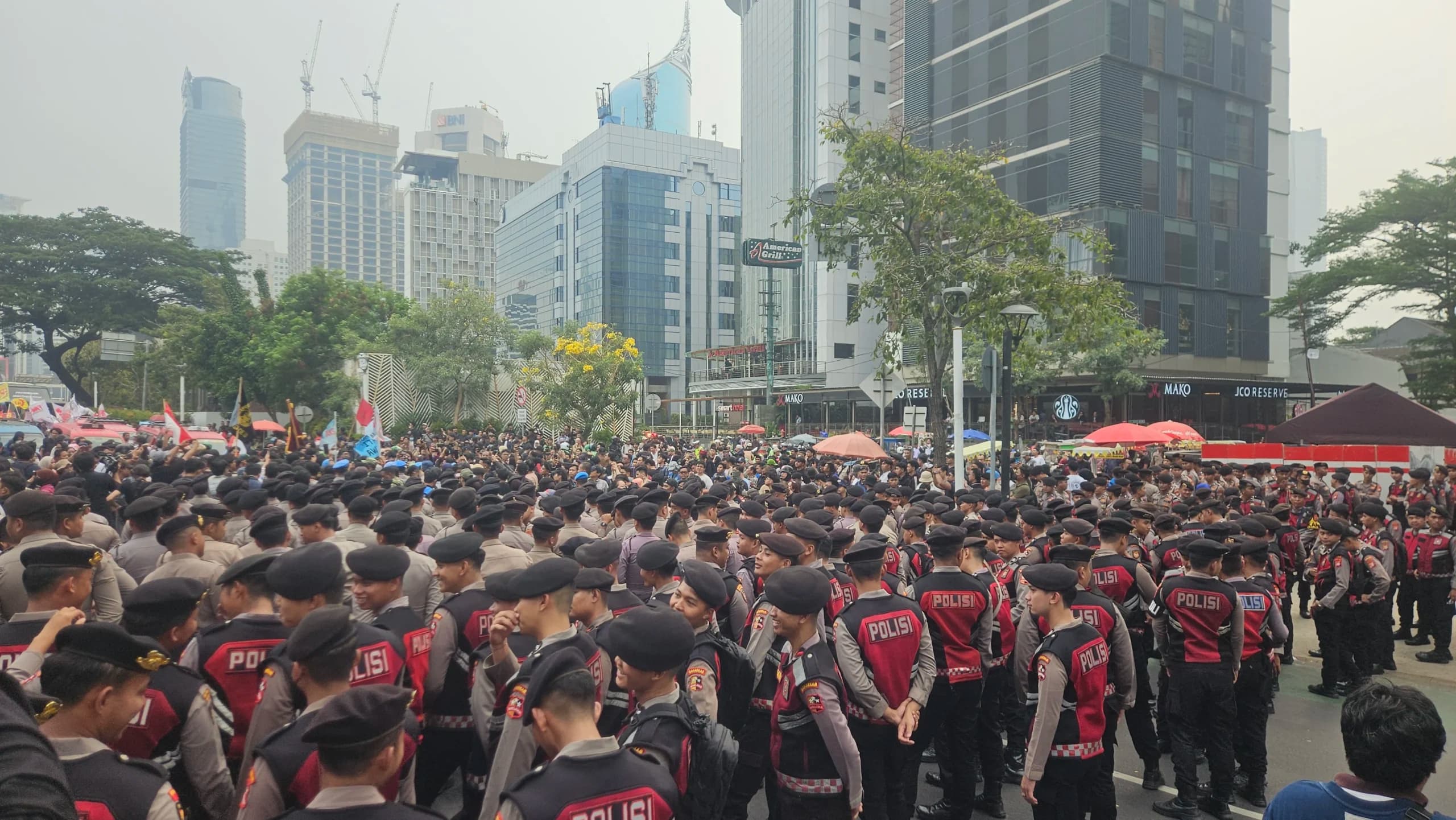 Polri Imbau Massa Demo Tetap Damai, Layanan Medis Disiapkan