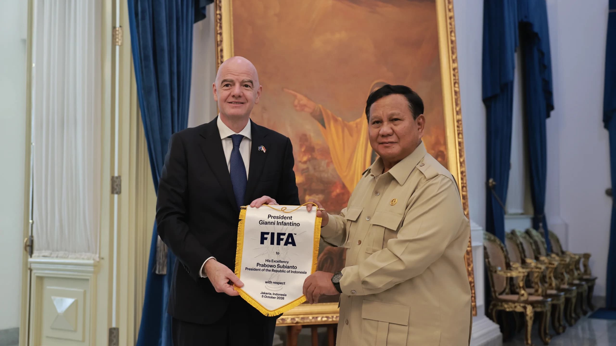 Infantino Ungkap Visi Prabowo: Sepak Bola Bukan Sekedar Olahraga, tapi Instrumen Pembangunan