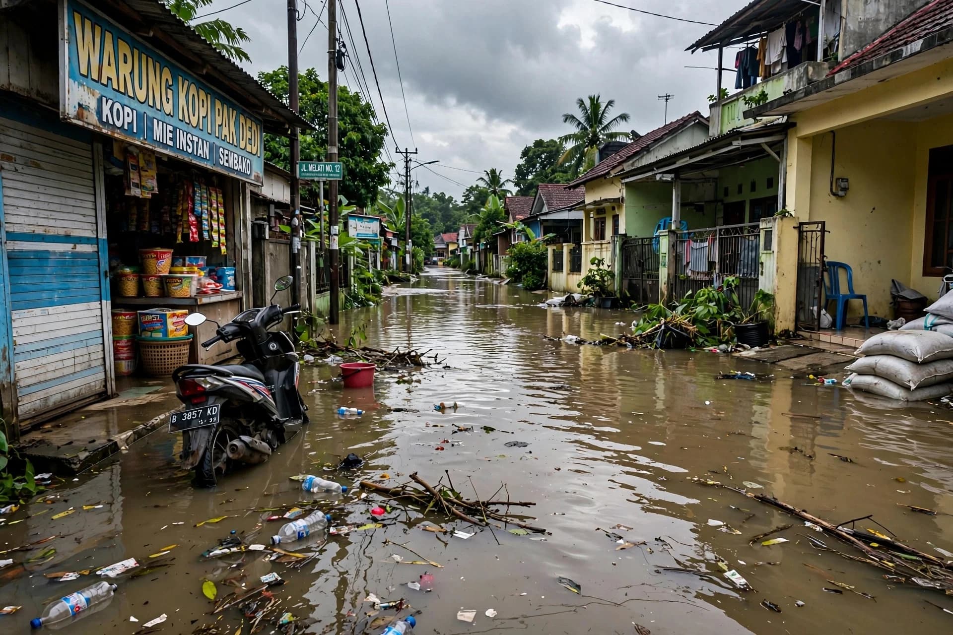 Banjir Kepung Kota Padang, 238 Warga Dievakuasi