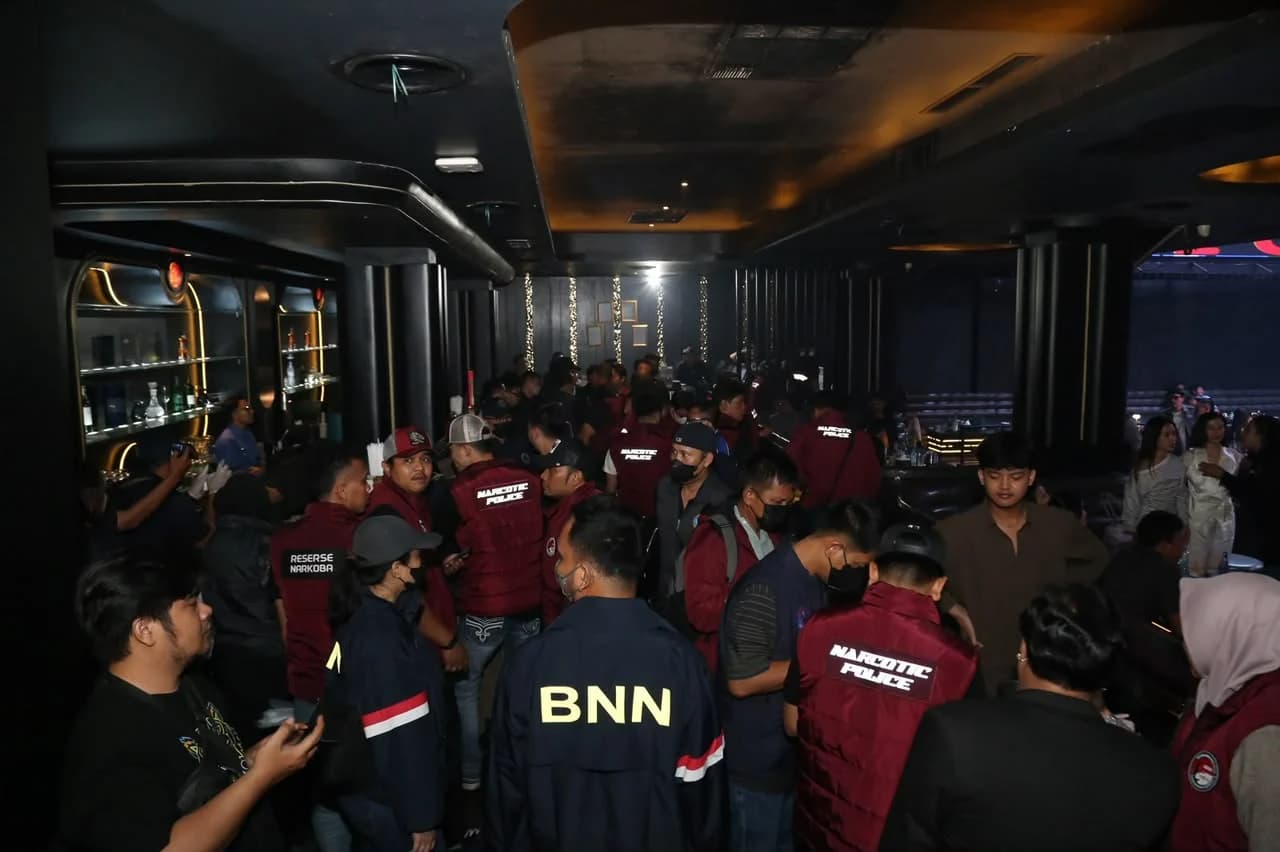 Polri dan BNN Gerebek Kelab Malam di Jakarta dan Tangerang