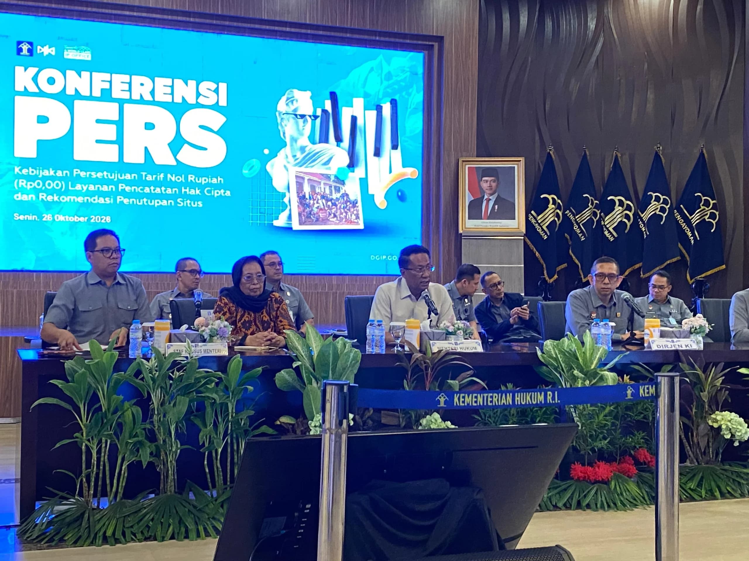 Pemerintah Gratiskan Pendaftaran 19 Jenis Hak Cipta, Ada Ceramah hingga Karya Foto