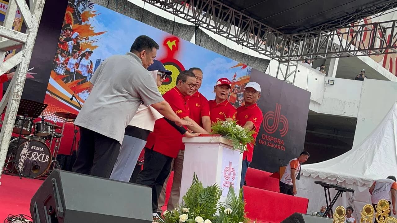 Buka Festival Olahraga Rakyat 2026, Pramono Anung: Investasi Kita Nomor 1 di Indonesia