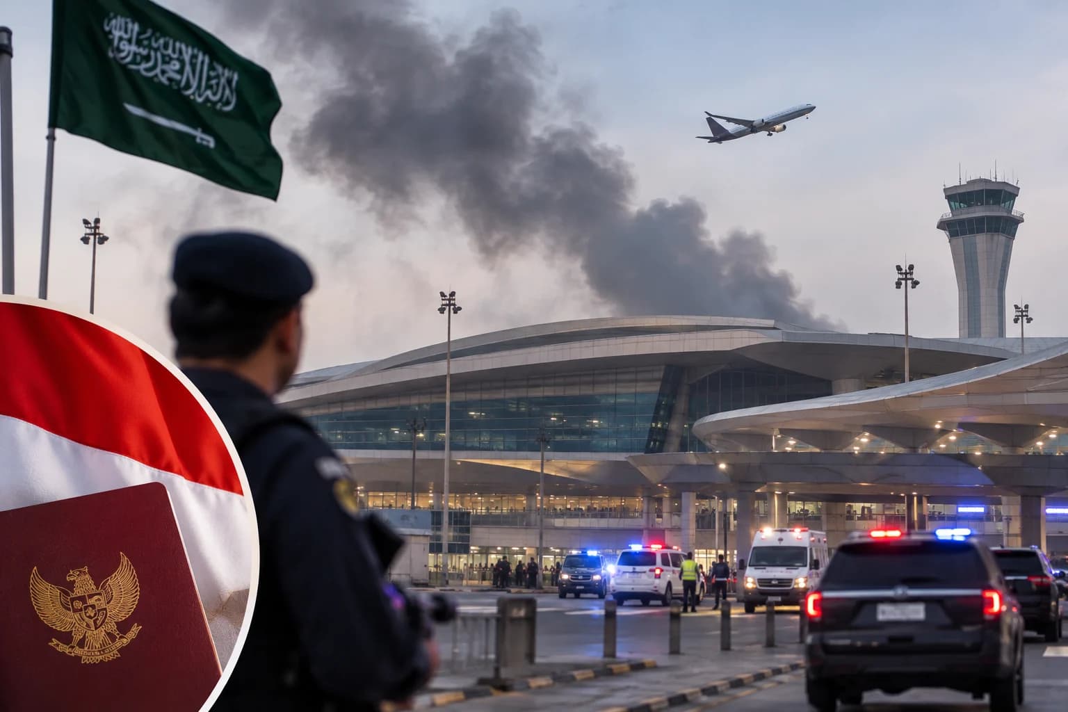 Serangan Bandara Riyadh Tewaskan 12 Orang, KBRI Pastikan Belum Ada WNI Jadi Korban