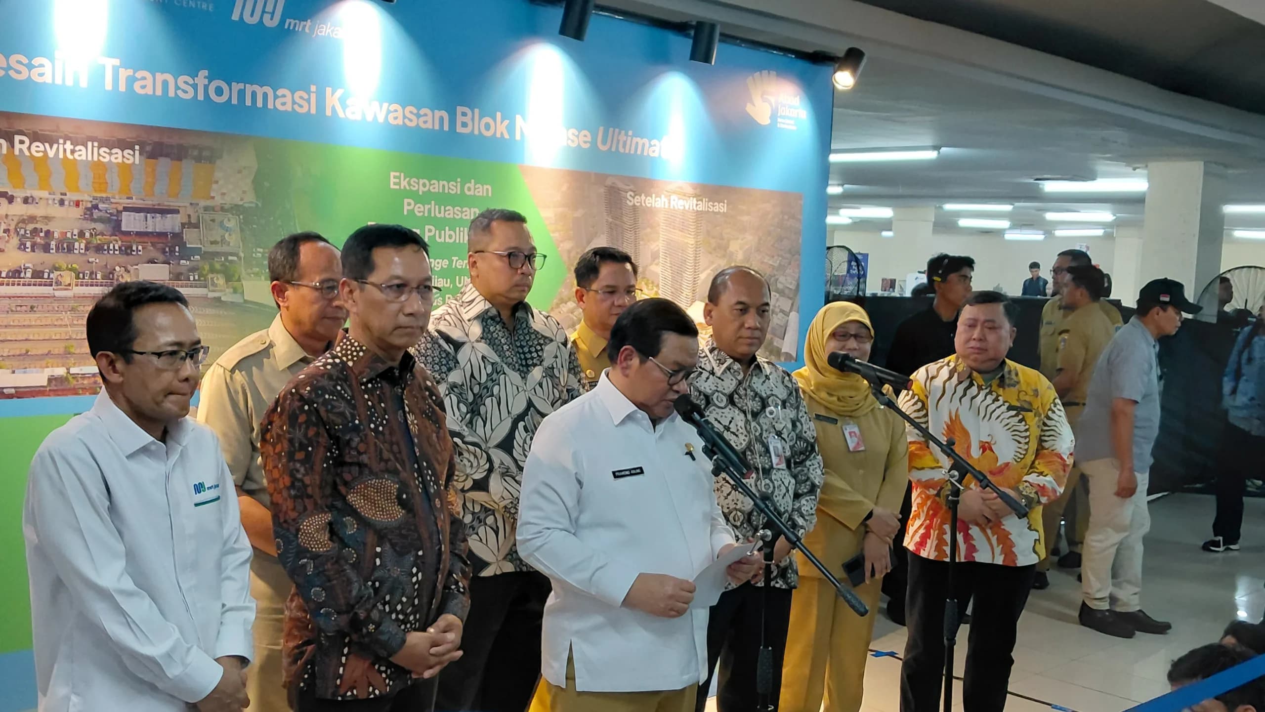 Pramono Pastikan Tak Gusur Warga dalam Penataan Kawasan Tanah Abang