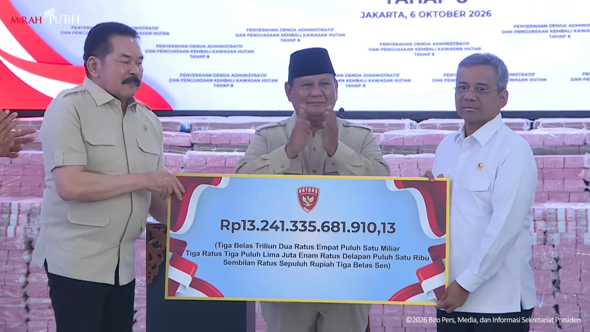 2 Tahun Pimpin Indonesia, Prabowo Subianto Pamer Rp52 Triliun Uang Negara Diselamatkan