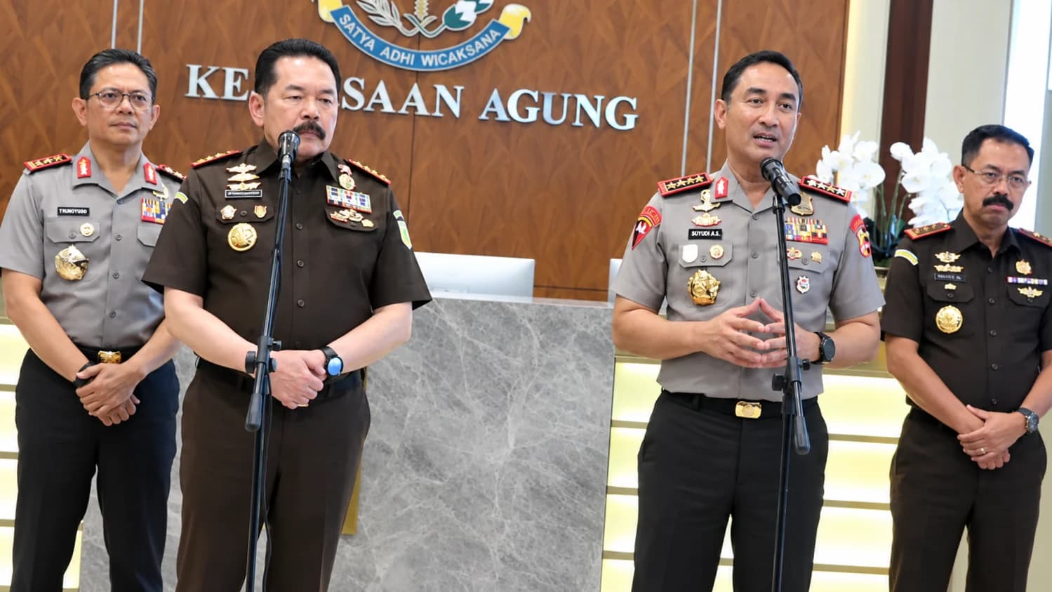 Kapolri Suyudi Janji Perkuat Pengamanan Kejaksaan